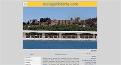Desktop Screenshot of malagahistoria.com